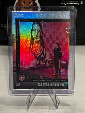 Cailtin Clark silver holo card